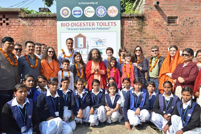 United States Ambassador Lays First Bricks for Girls’ Bio-Toilets (29)